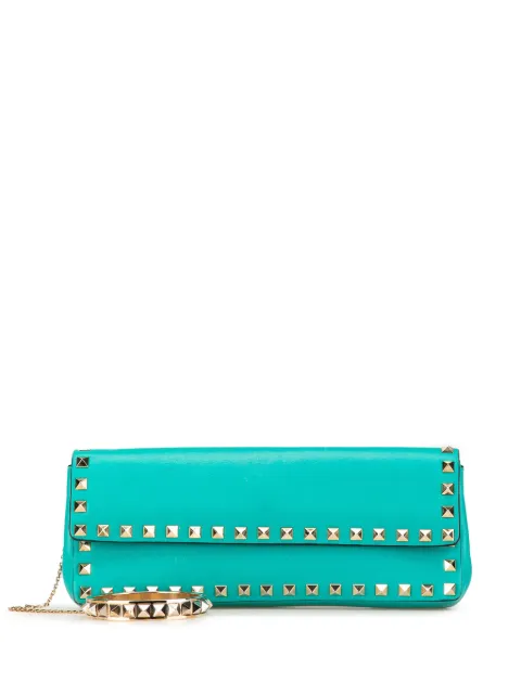 Valentino Garavani Pre-Owned 2000-2017 Nappa Rockstud Bangle clutch bag