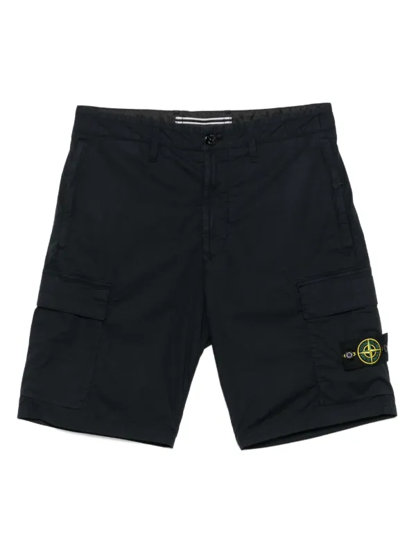 Stone Island コンパスバッジ ショートパンツ | ブラック | FARFETCH JP
