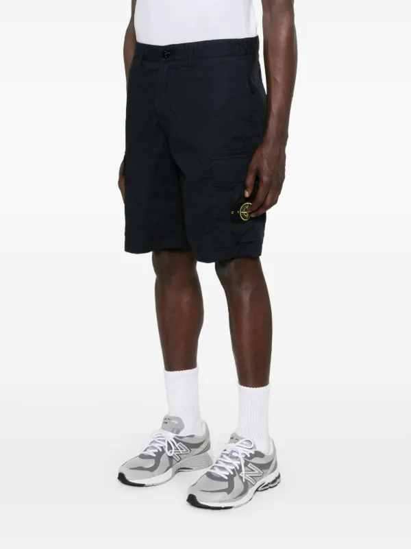 Stone Island コンパスバッジ ショートパンツ | ブラック | FARFETCH JP