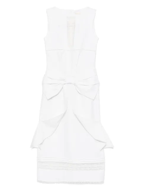 SHUSHU/TONG vestido midi con detalle de moño