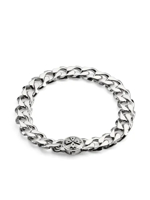 Emanuele Bicocchi logo-engraved bracelet 