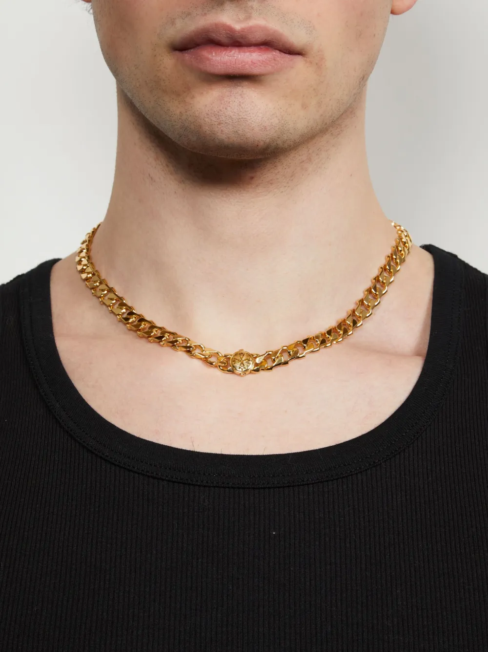Emanuele Bicocchi Logo-engraved Necklace In Gold
