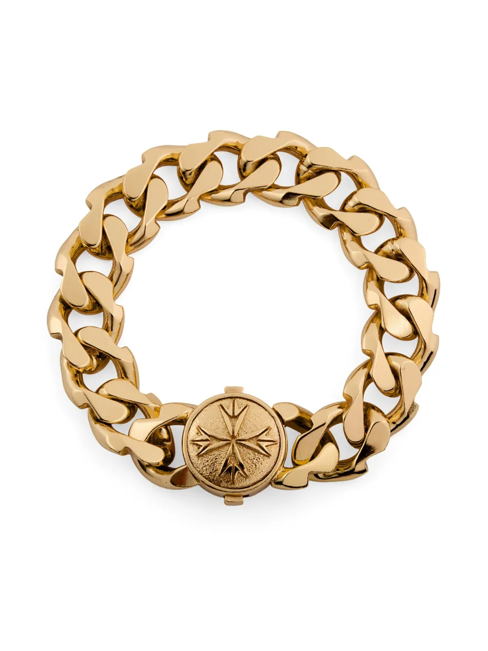 Emanuele Bicocchi Logo-engraved Bracelet In Gold
