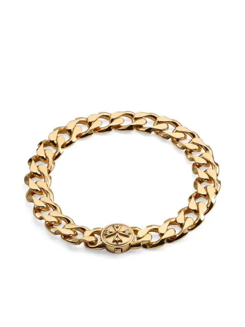 Emanuele Bicocchi logo-engraved bracelet 