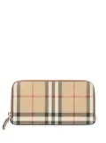 Burberry checked wallet - Neutrals