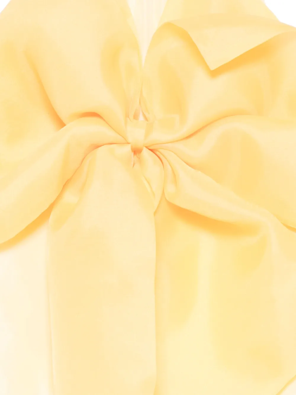 Shop Alapage Taffeta Dress In Yellow