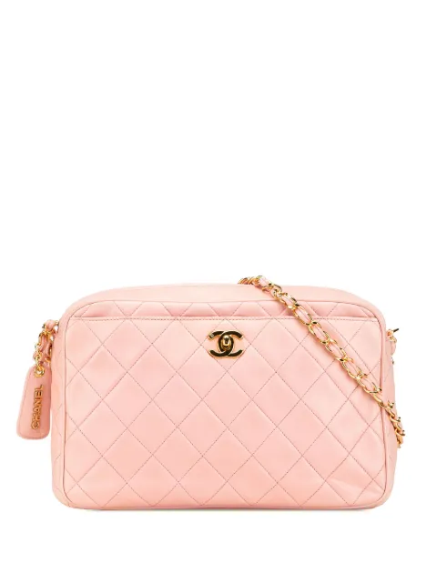 CHANEL Pre-Owned 1994-1996 CC Quilted Lambskin Camera crossbody bag