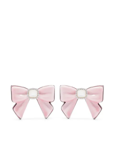 SHUSHU/TONG ceramic bowknot earrings