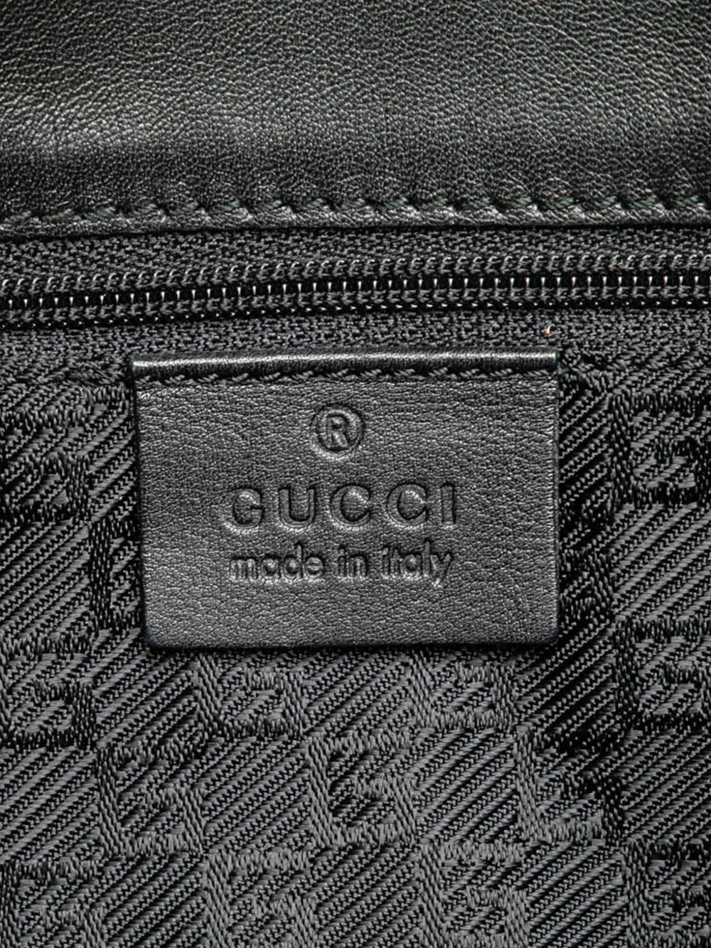 Pre-owned Gucci 20th Century Quilted Leather Tote Bag In Black