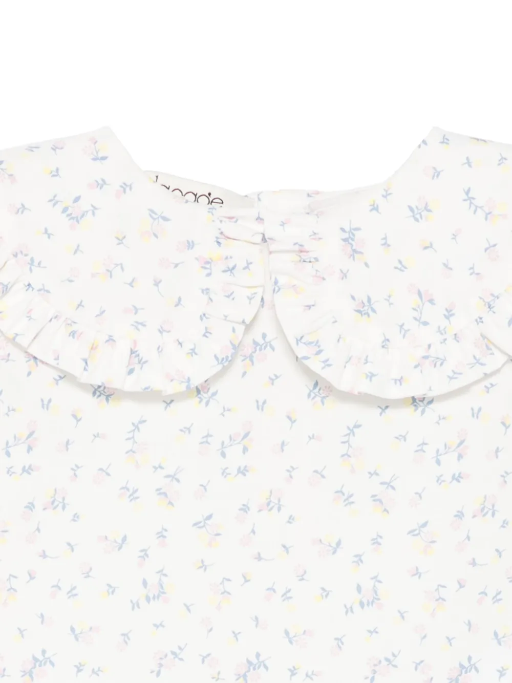 Alapage Floral-print Blouse In White
