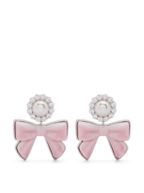 SHUSHU/TONG aretes con diseño de nudo