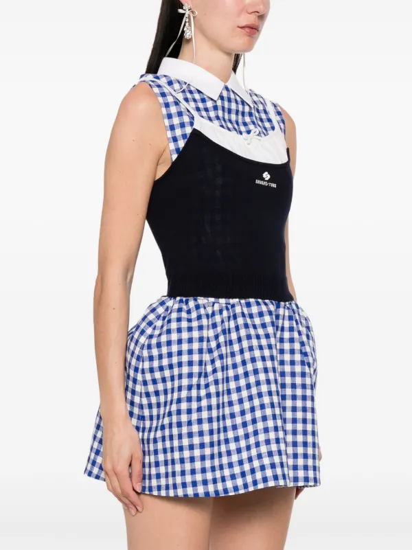 shushutong トップス　サイズ6 SHUSHU/TONG ファインニット タンクトップ | ブルー | FARFETCH JP