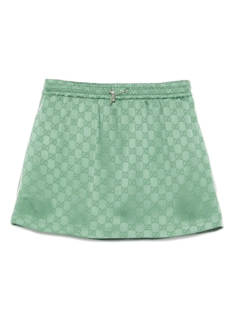 Gucci Mini-rok met GG-monogram Groen