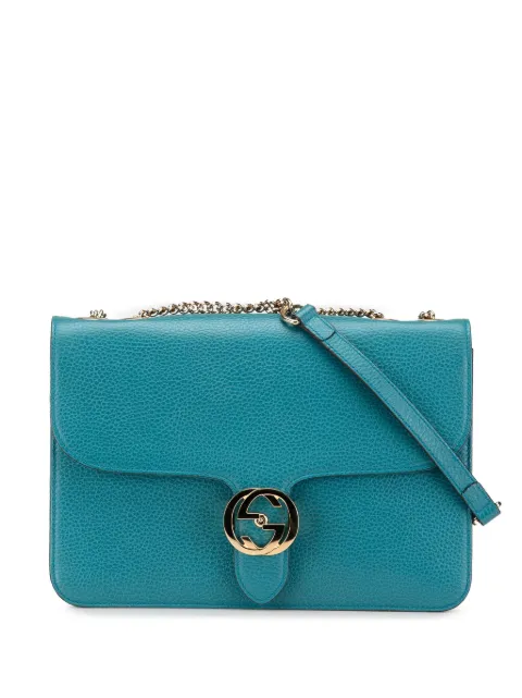 Gucci Pre-Owned 2000-2015 Medium Dollar Calfskin Interlocking G crossbody bag