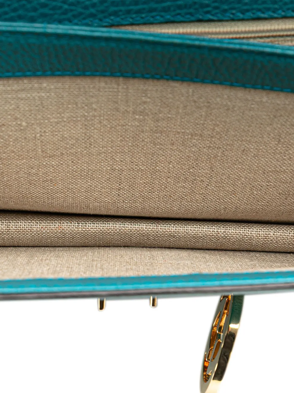 GUCCI 2000-2015 MEDIUM DOLLAR CALFSKIN INTERLOCKING G CROSSBODY BAG