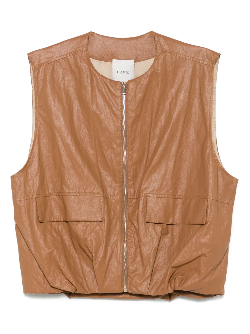 RAME Weste in Knitteroptik | Braun | Image 1