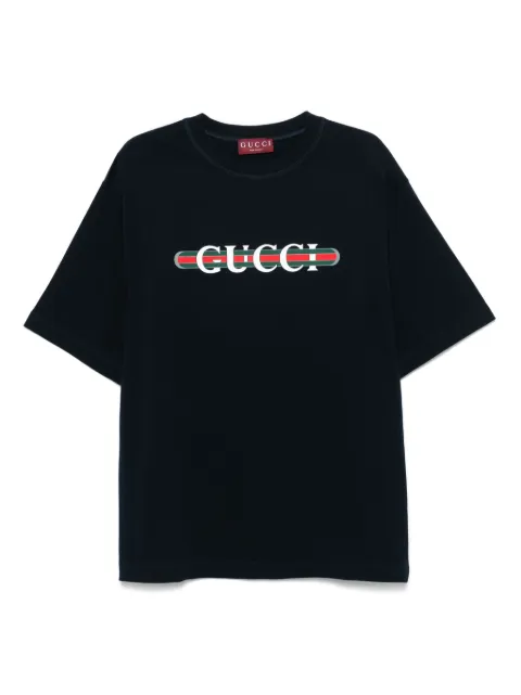 Gucci t-shirt en coton à imprimé graphique