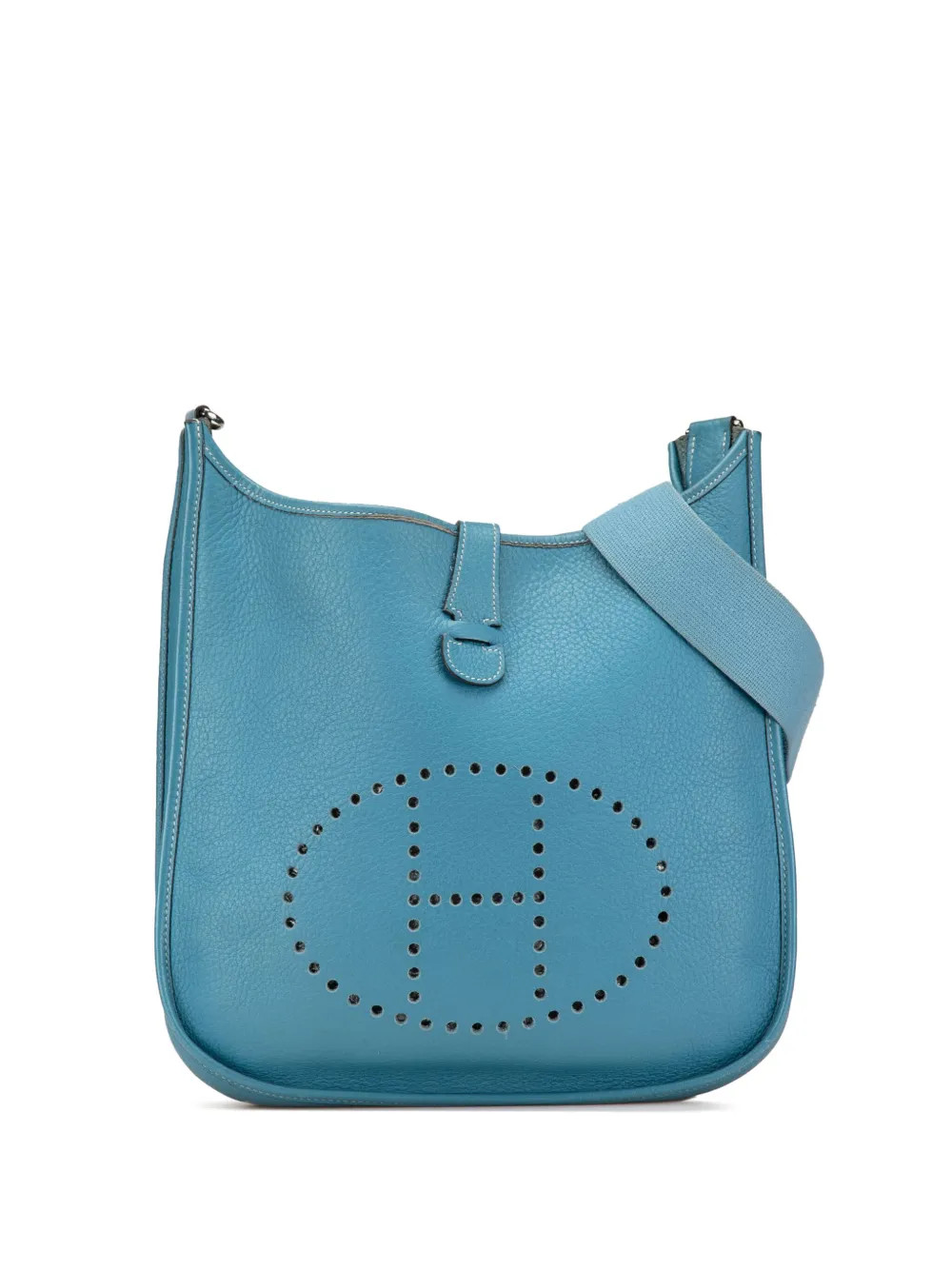 Hermès Pre-Owned 2005 クレマンス エヴリン II GM ショルダーバッグ - ブルー Hermès Pre-Owned 2005 クレマンス エヴリン II GM ショルダーバッグ - ブルー