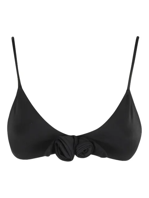 Coperni top de bikini con apliques florales