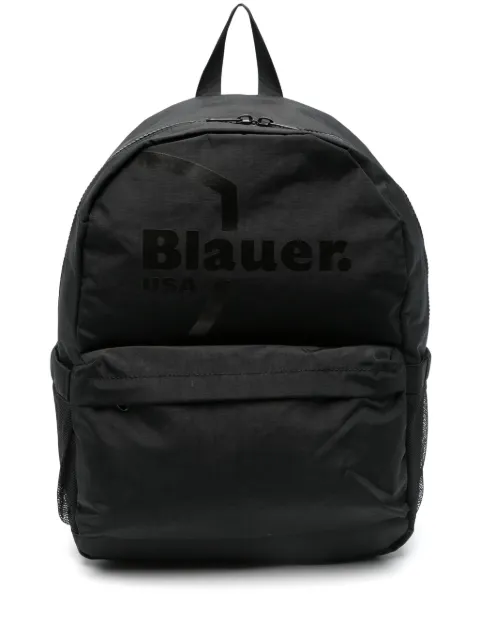 Blauer logo-print backpack