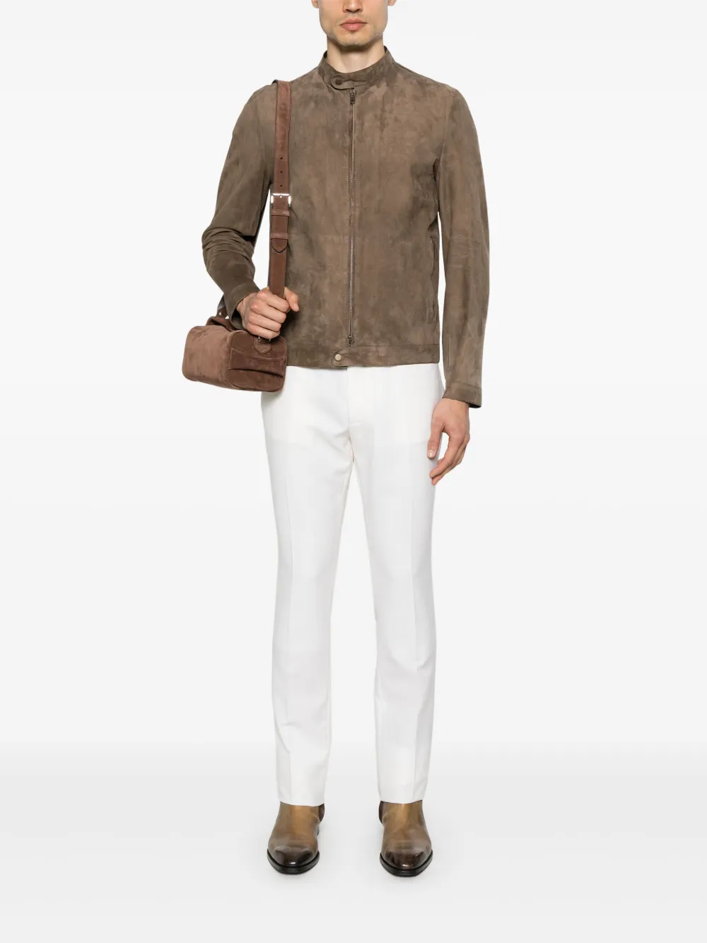 Salvatore Santoro veste en daim | Vestes bomber | Image 2