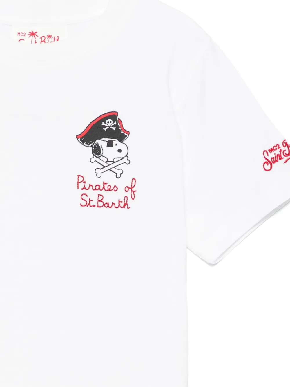 MC2 Saint Barth Kids Snoopy Sb Hook T-shirt Wit