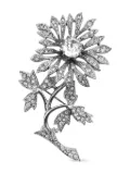 Jennifer Gibson Jewellery 1980s Attwood Sawyer floral brooch - Silver
