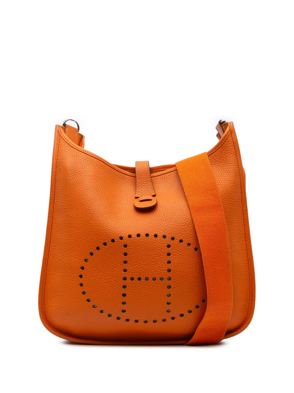 Hermès Pre-Owned 2013 クレマンス エヴリン III PM ショルダーバッグ - オレンジ Hermès Pre-Owned 2013 クレマンス エヴリン III PM ショルダーバッグ - オレンジ