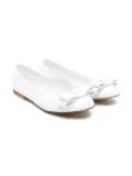 MONTELPARE TRADITION leather ballet flats - White