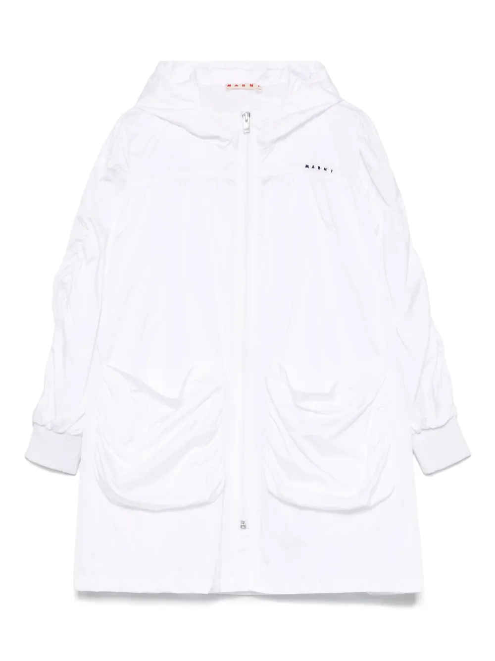 Marni Kids ロゴ ジャケット - ホワイト Marni Kids ロゴ ジャケット - ホワイト