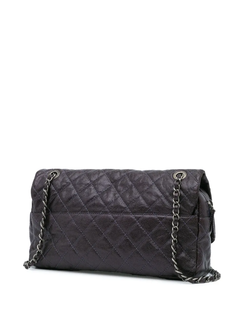 CHANEL Pre-Owned 2012 Large Classic Caviar Easy Zip Flap shoulder bag | Pre-Owned | Image 2