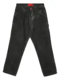 Vision Of Super logo-patch jeans - Grey