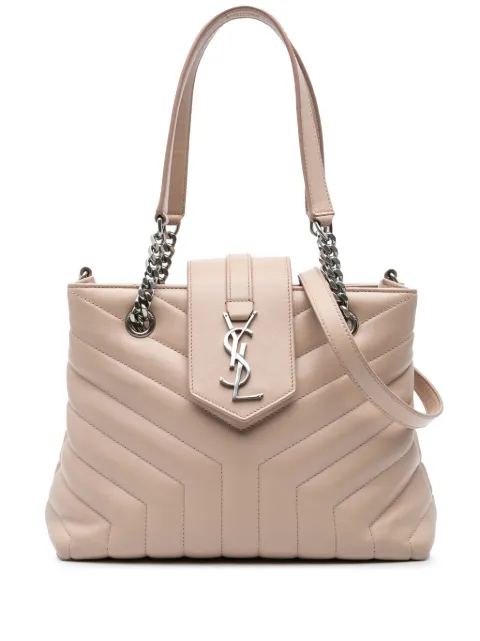Saint Laurent Pre-Owned 2017 Small Quilted Leather Monogram Y LouLou Shopper satchel