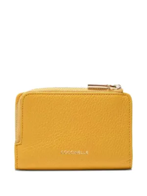 財布・小物その他 COCCINELLE Woman Wallet Yellow E2MW5172101 J19 Fashion Wallet COCCINELLE METALLIC SOFT Women Leather Yellow