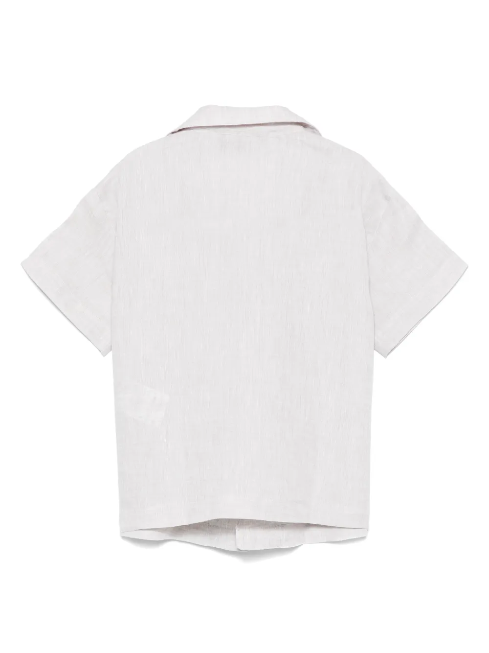 Emporio Armani Kids Shirt met geborduurd logo Beige