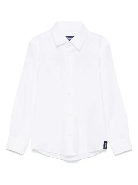Drumohr Kids camisa con parche del logo