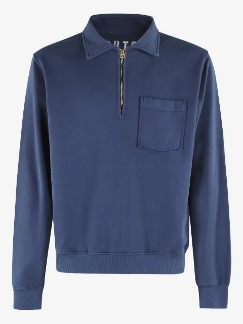 Fortela zip-up polo sweatshirt