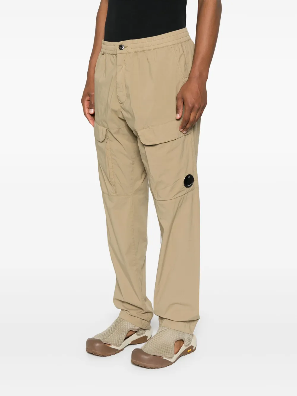 C.P. Company Cargo broek met Lens-detail Beige