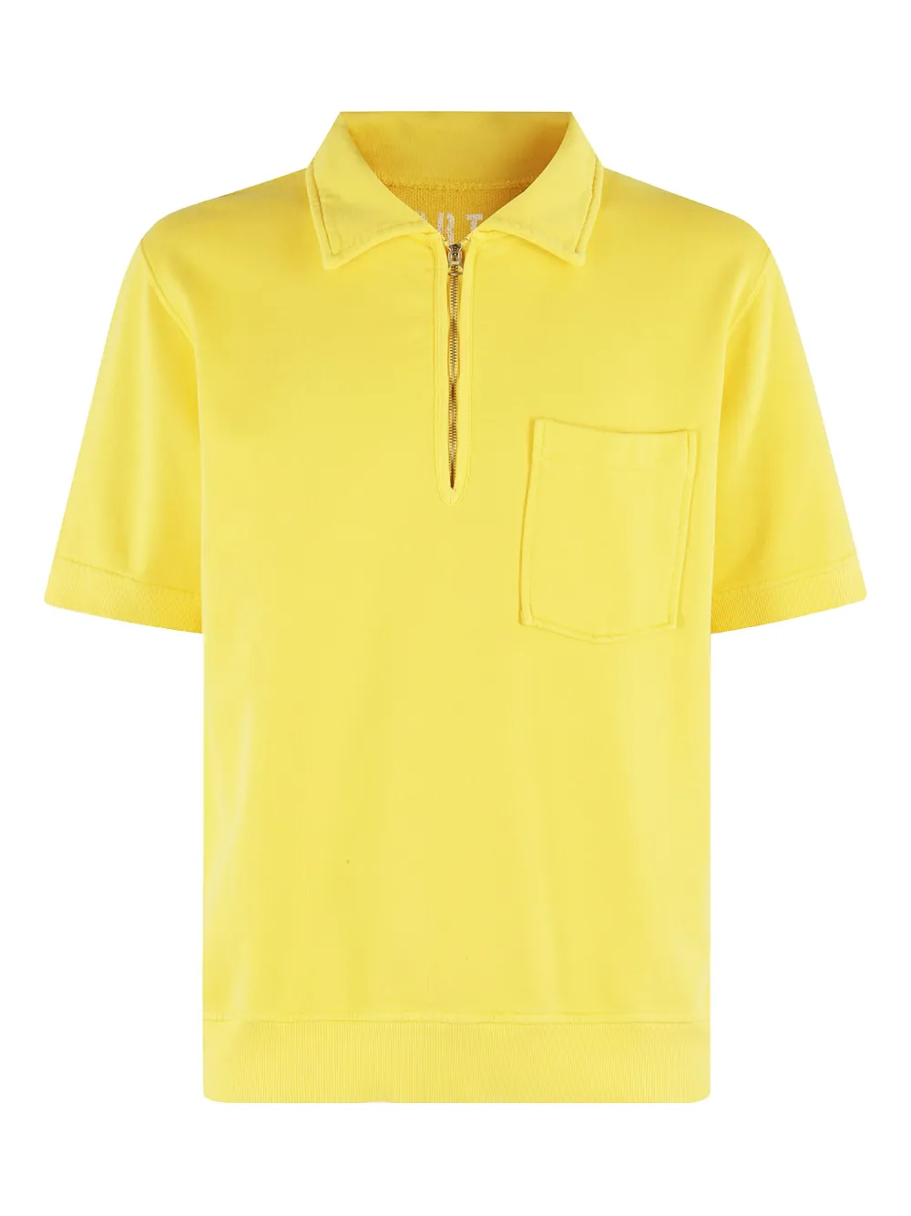 Fortela playera tipo polo con detalle de cierre | amarillo | Image 1