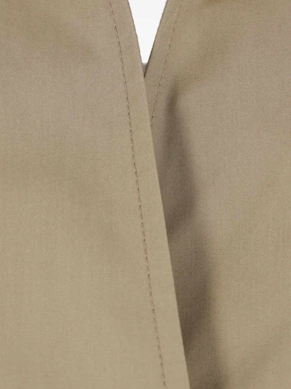 ASPESI Blouse met plooien en korte mouwen Beige
