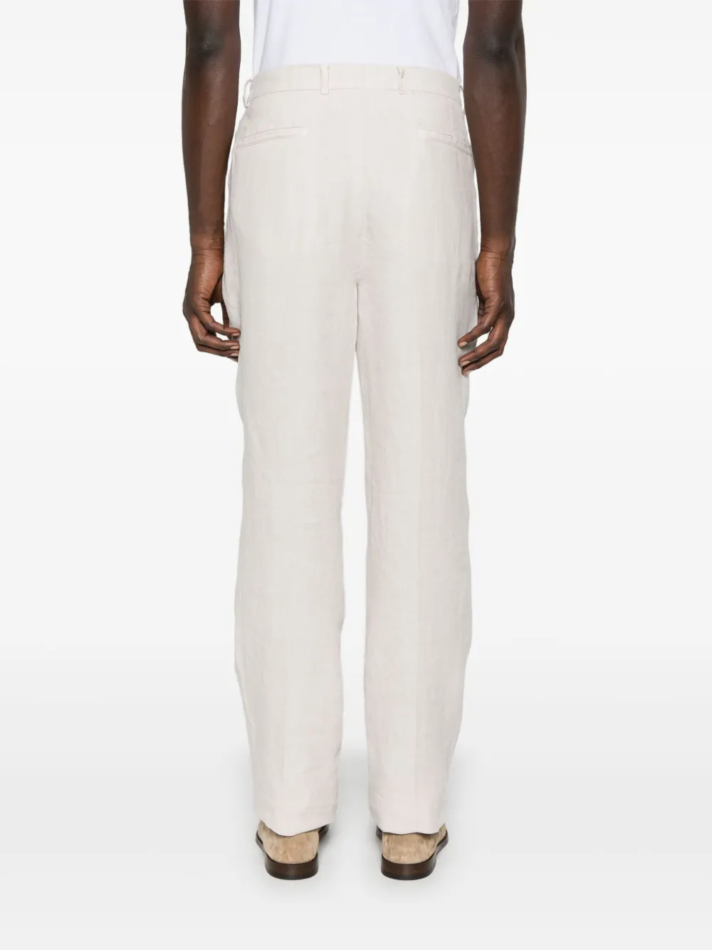 Brunello Cucinelli Linnen broek Beige