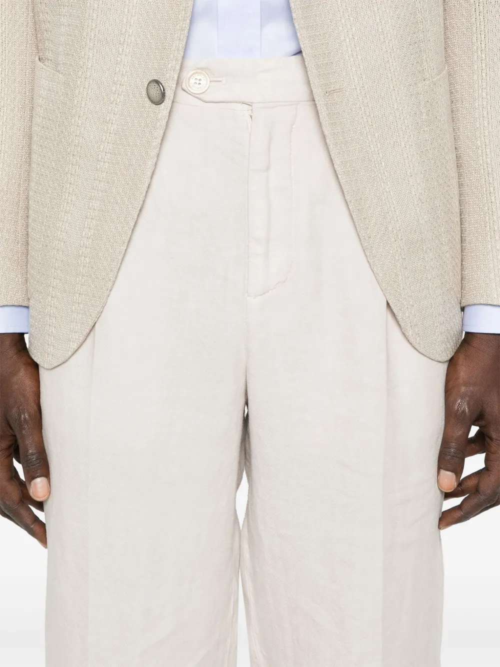 Brunello Cucinelli Linnen broek Beige