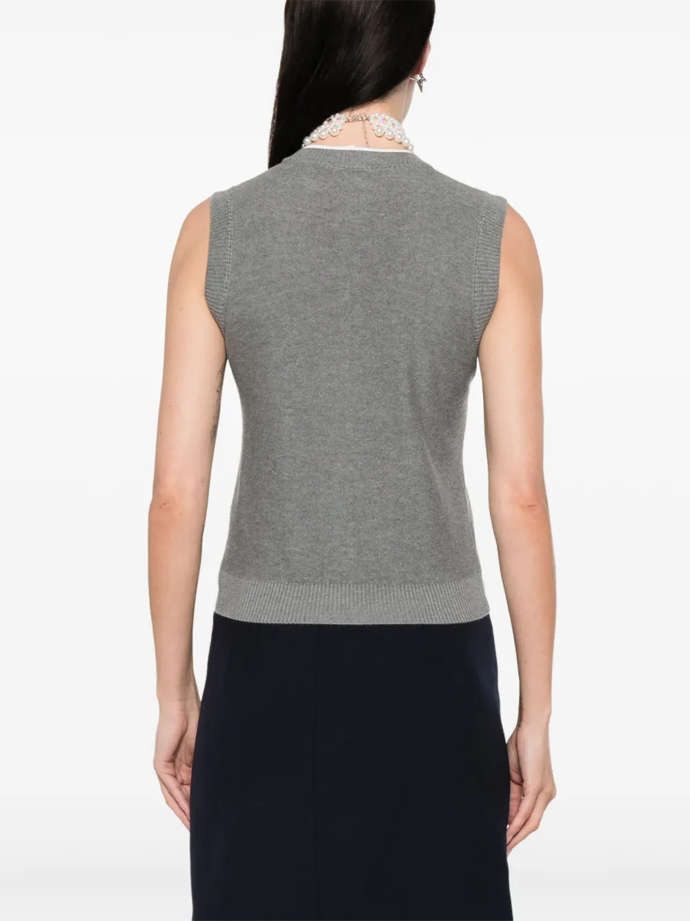 SHUSHU TONG Spencer met bloemapplicatie Grijs