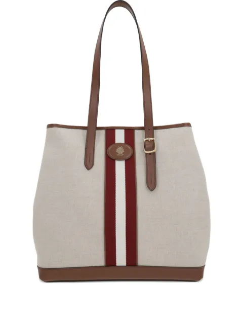 Bally logo-patch tote bag 