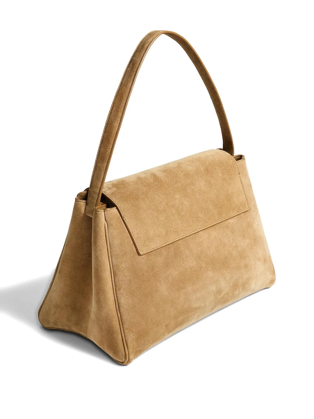KHAITE Audrey suède shopper Beige