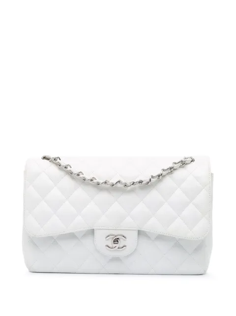 CHANEL Pre-Owned 2011 Jumbo Classic Caviar Double Flap shoulder bag
