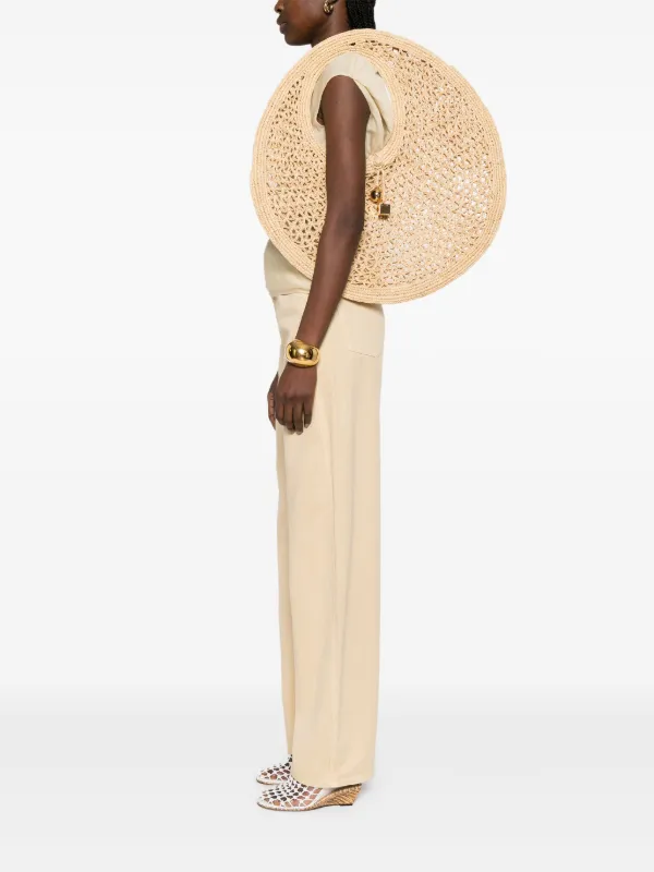 トートバッグ JACQUEMUS LE ROND SPIAGGIA Jacquemus Le Rond Spiaggia Tote Bag | Neutrals | FARFETCH CA
