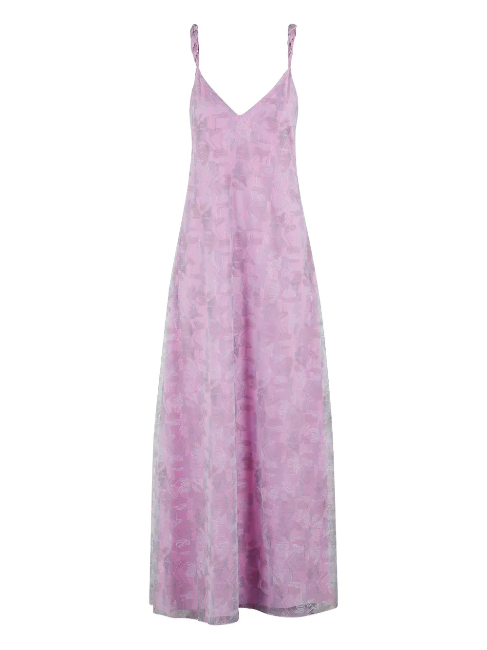 Emporio Armani Jurk met bloemenprint Roze