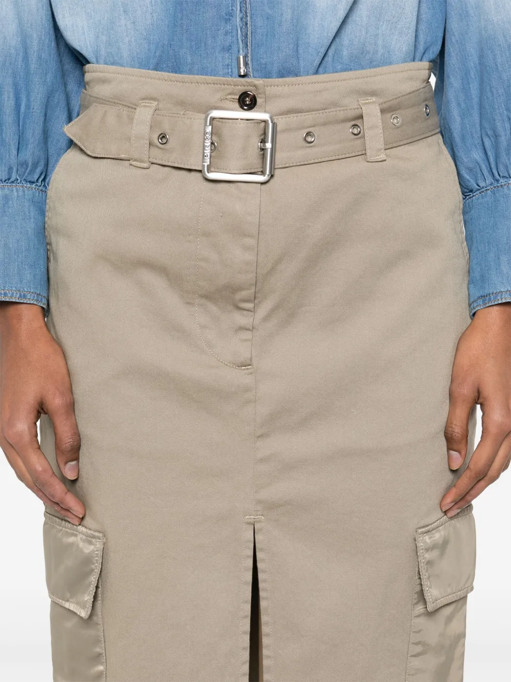 PINKO Cargo midi-rok Groen