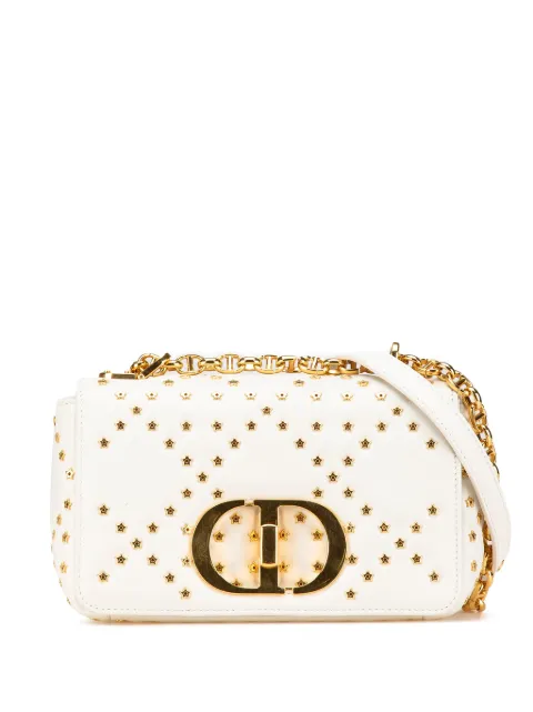 Christian Dior Pre-Owned 2022 Mini Calfskin Macrocannage Lucky Star Caro Bag crossbody bag